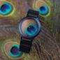 Preview: HOLZKERN | Der Tutor Leadwood Pfauenfeder Damen Herren Holzarmbanduhr